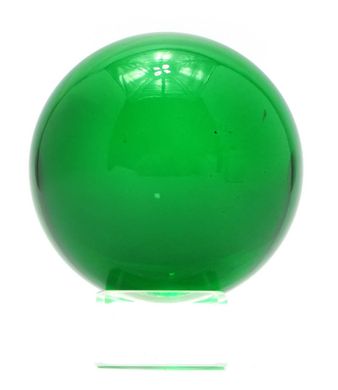 Шар хрустальный на подставке зеленый (6см), K328726 - фото товара