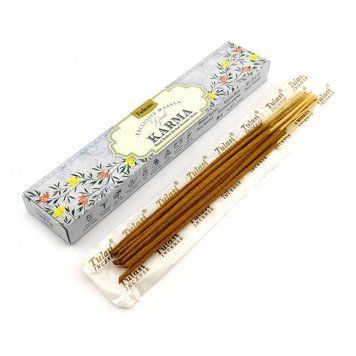Karma Incense Stiks 15 g (Пильцові пахощі Карму 15 грамів)(Tulasi), K334452 - фото товару