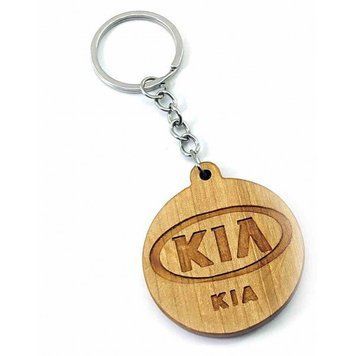 Экобрелок "KIA" ольха покрыт маслом и пчелинным воском, K332696B - фото товара