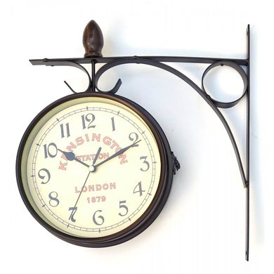 Часы станционные (d-21 см 31,5х29,5х8,5 см), K332190 - фото товара