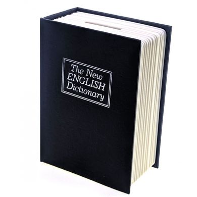 Скарбничка "Книга" чорна (11,5х8х4,5 см), K332057A - фото товару