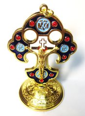Крест Автомобильный (золото) 9 см, N104 zol - фото товара