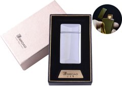 USB запальничка в подарунковій упаковці "Broad" (Двостороння спіраль розжарювання) №4851 Silver, №4851 Silver - фото товару