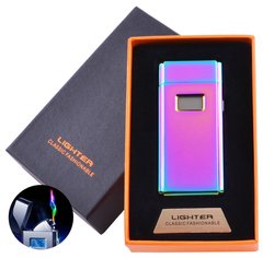 Електроімпульсна запальничка в подарунковій коробці Lighter (USB) №5005 Хамеліон, №5005 Хамелион - фото товару