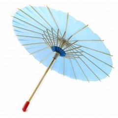 Зонт бамбук с бумагой синий (d-30 см h-23 см), K332748 - фото товара