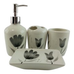 Набор для ванной керамический "Тюльпаны", K335088 - фото товара