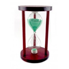 Часы песочные 10 мин зеленый песок(14,5х9х9 см), K332071D - фото товара