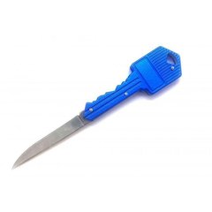 Нож скаладной "Ключ" брелок синий, K332776E - фото товара