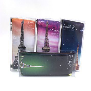 Пенал 1 від. "Paris" кожзам 19 * 8 * 3 см PVC з етикеткою, K2740625OO3860P - фото товару
