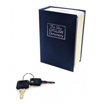 Скарбничка "Книга" синя (11,5х8х4,5 см), K332057B - фото товару