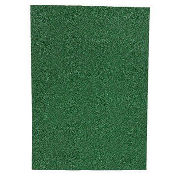 Фоамиран EVA 1.7&plusmn;0.1MM "Зеленый" GLITTER HQ A4 (21X29.7CM) 10лист./п./этик., K2744758OO17GL-048 - фото товара