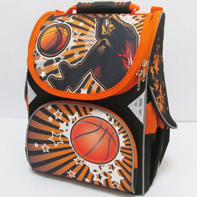 Рюкзак коробка "Баскетбол" 13,5" 3 відд., ортопедичний, светоотраж., K2729976OO1602JO - фото товару