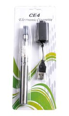 Електронна сигарета CE-4, 900 mAh (блістерна упаковка) №609-33 silver, №609-33 silver - фото товару