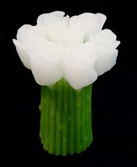Свічка "Букет Троянд" білий, K89060101O362833410 - фото товару