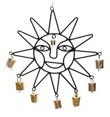 Підвіска "Сонце" з дзвіночками (50,5х31х2,5 см), K35800 - фото товару