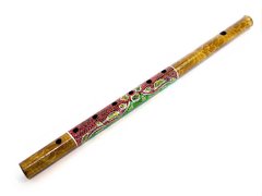 Флейта бамбуковая с рисунком (d-2.5,h-40.5 см)(MI045), K324250 - фото товару