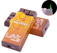 Зажигалка карманная Шоколад Love (Турбо пламя) №2376-2, №2376-2 - фото товара