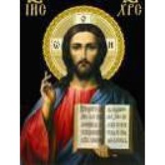 Алмазна мозаїка 30*40см "Ікона Христа" рулон у PVC (без підрам), K2755041OO60563_ - фото товару