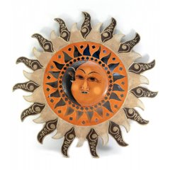 Дзеркало мозаїчне "Сонце і Місяць" (d-50 см), K330243 - фото товару