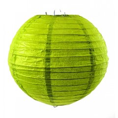 Ліхтар паперовий зелений (d-20 см), K327813E - фото товару
