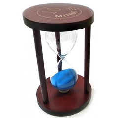 Часы песочные 10 мин синий песок(14,5х9х9 см), K332071 - фото товара
