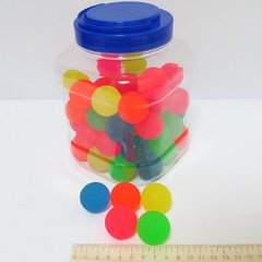 Куля Стрибун "Різнобарвний" 3,2 см в банку, mix, K2731966OO2117-3 - фото товару