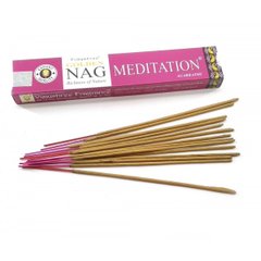 Golden Nag Meditation (Медитация)(Vijashree)(12 шт/уп)(15 гр.)масала благовоние, K332273 - фото товару