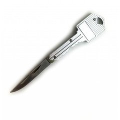 Нож скаладной "Ключ" брелок хром, K332776D - фото товара