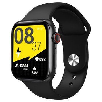 Smart Watch AK99, 44 mm Aluminium, голосовой вызов, black, 8799 - фото товара