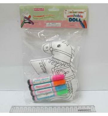 Игра-творчество Раскрась игрушку "Лошадка" +стирающиеся маркеры, K2723278OO10483 - фото товара