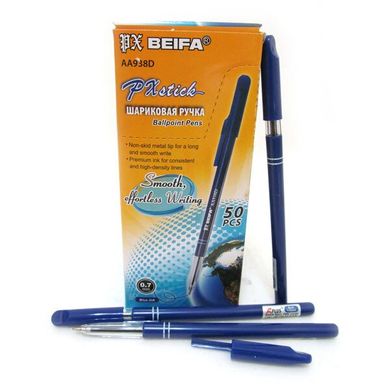 Кулькова ручка Beifa- 1мм, синій колір, K2717546OO938AA-D - фото товара