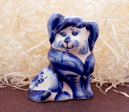 Фигурка керамическая Собака Красуня, K89380372O621688437 - фото товару