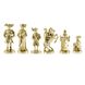 S12RED шахматы "Manopoulos", "Мушкетеры", латунь, в деревянном футляре, красные, фигуры золото/серебро, 44х44см, 8,4 кг