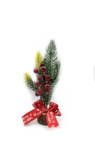 Новорічний декор "Ялинкова гілка з ягодами" 27см ОРР 1шт/етик, K2752343OO6527-P4230 - фото товару