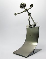Техно-арт "Скейтбордист" метал (26х13х13 см)(Q200), K319164 - фото товару