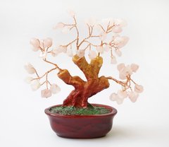 Дерево Счастья с камнями Розовый кварц, K89290071O2178033255 - фото товара