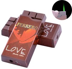 Запальничка кишенькова Шоколад Love (звичайне полум'я) №2376-3, №2376-3 - фото товару