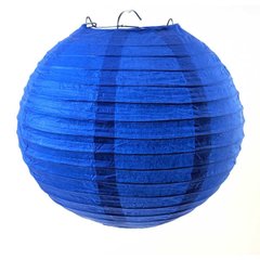 Фонарь бумажный синий (d-20 см), K327813F - фото товара