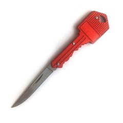 Нож скаладной "Ключ" брелок красный, K332776C - фото товара