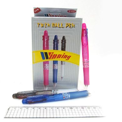 Ручка кулькова автомат Winning 2-х кольорова, K2737109OO2088D - фото товару