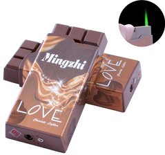 Зажигалка карманная Шоколад Love (Турбо пламя) №2376-4, №2376-4 - фото товара