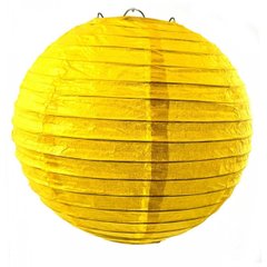 Фонарь бумажный желтый (d-20 см), K327813G - фото товара