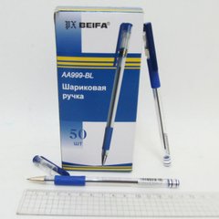 Ручка шариковая BEIFA син [с резин.], K2706543OO999AA-blu - фото товара