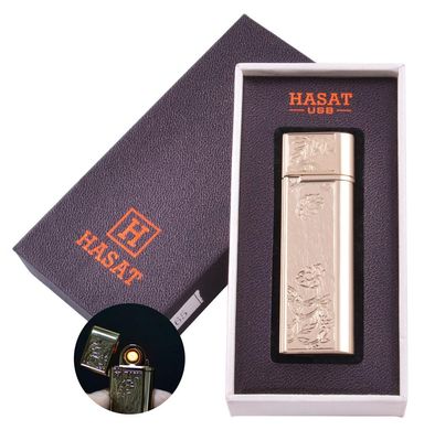 USB запальничка в подарунковій коробці HASAT №HL-65-1, №HL-65-1 - фото товару