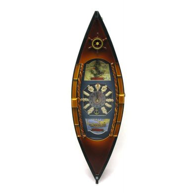 Ключница "Лодка с часами" (фото 13х18 см)(49,5х15х10 см), K328415 - фото товара
