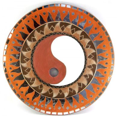 Дзеркало мозаїчне "Інь Янь" (d-50 см), K329694 - фото товару