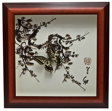 Бабочки в рамке (30х30х3 см)(AD370-3), K326049 - фото товара