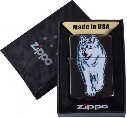 Зажигалка бензиновая Zippo Волк в подарочной упаковке №4734, №4734 - фото товара