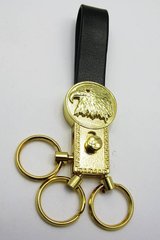 Брелок для ключей с кожаным ремешком "Стразы" 19387 D, K319580 - фото товара