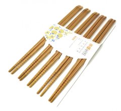 Палочки для еды бамбук со срезом в блистере набор 5 пар, K89220009O1137475764 - фото товару